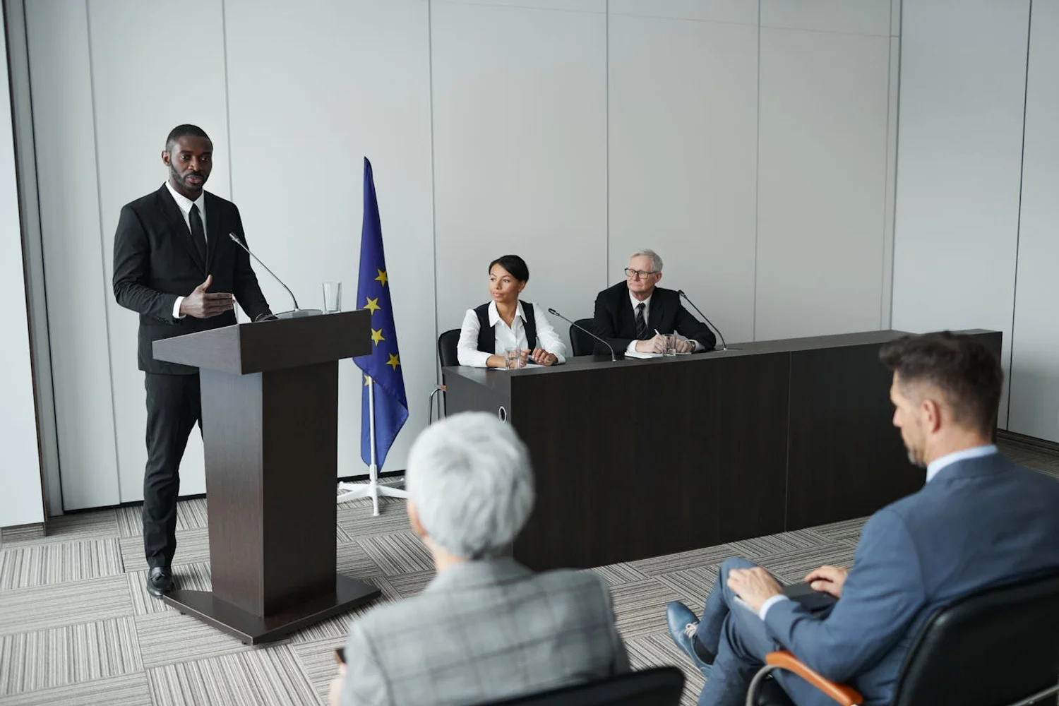Fono Aprende Colombia · executive speaker podium professional